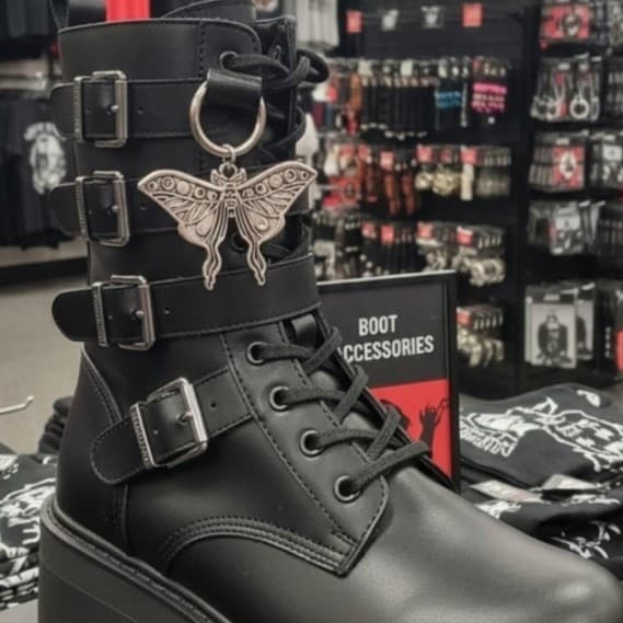 Butterfly Boot Accessories in Silver by Butter - Thumbnail 2