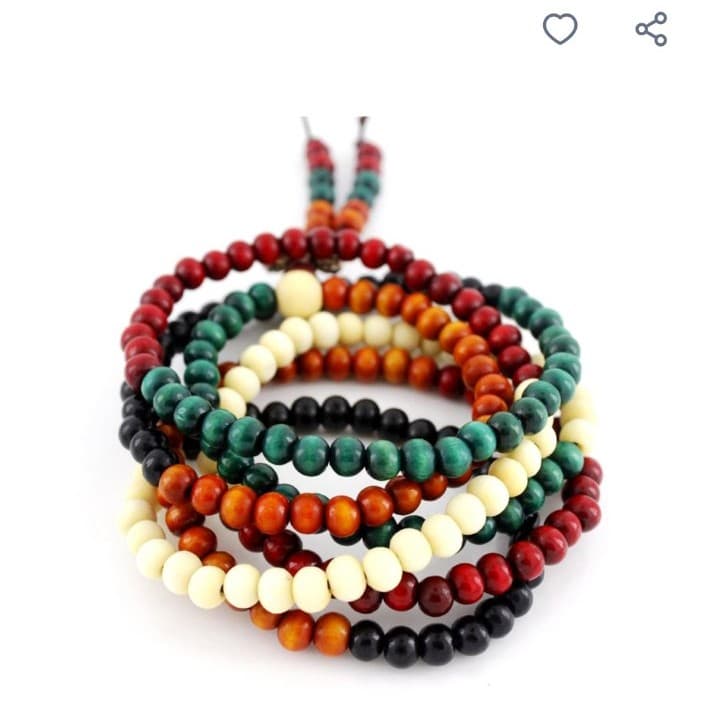 Handmade Sandalwood Buddha Bracelet - Image 1