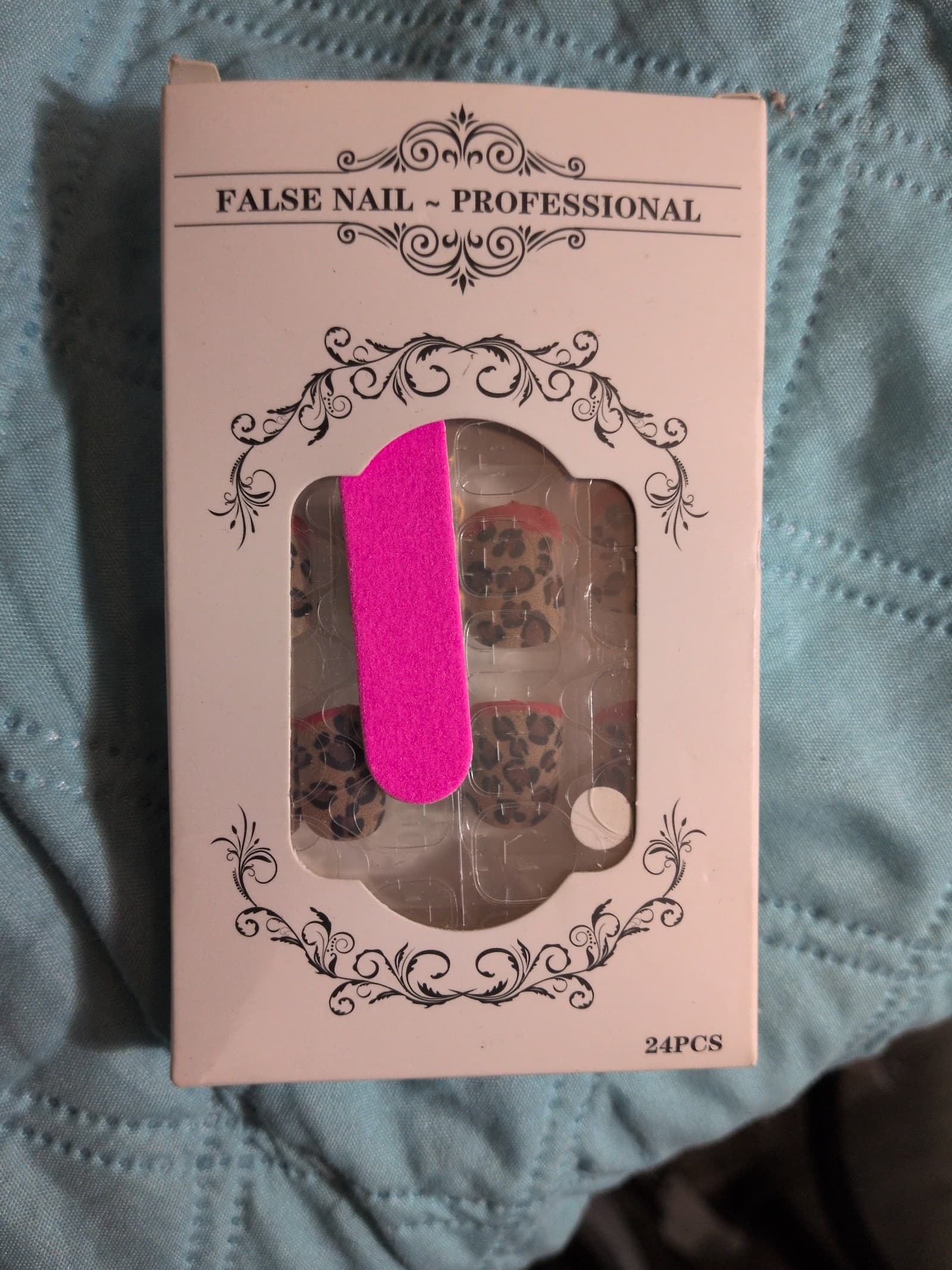 Neon Pink and White Press On Nail Set Update New photos of the ones that I have. - Thumbnail 2