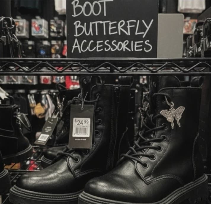 Butterfly Boot Accessories in Silver by Butter - Thumbnail 7