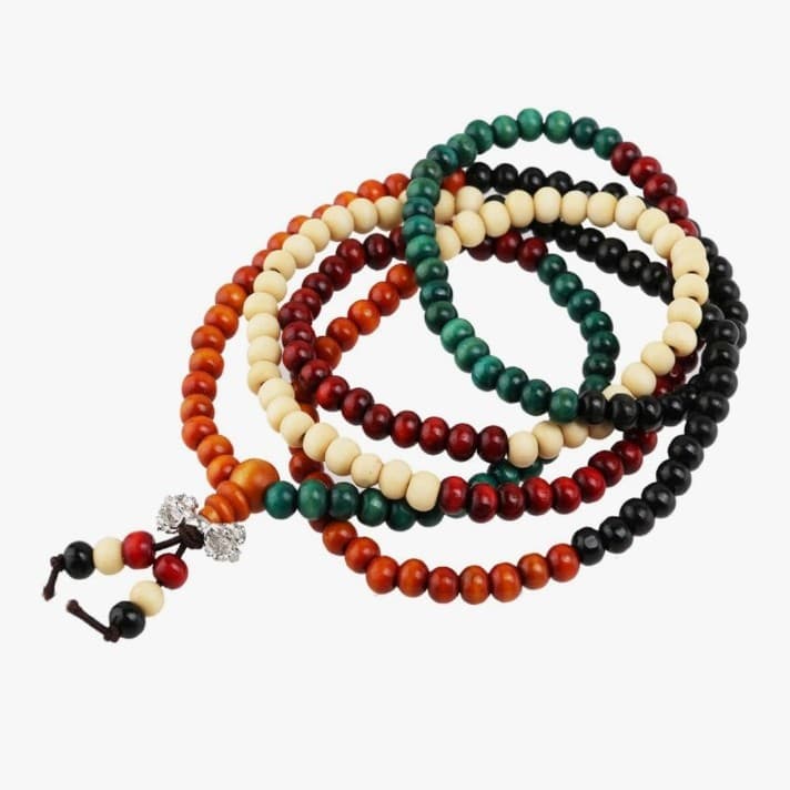 Handmade Sandalwood Buddha Bracelet - Thumbnail 3