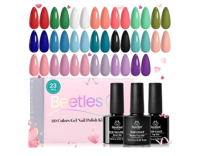 23 piece set of UV nail polish brand new never used - Image 1