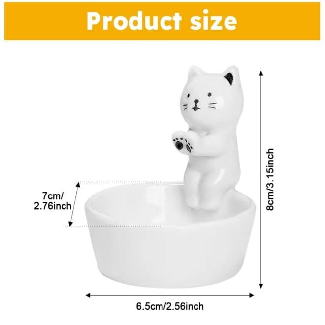 The most adorable KITTEN candlestick holder ever ! - Thumbnail 2