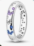 Sterling Silver Sparkling Butterfly Ring Size 6 & 8 - Thumbnail 5