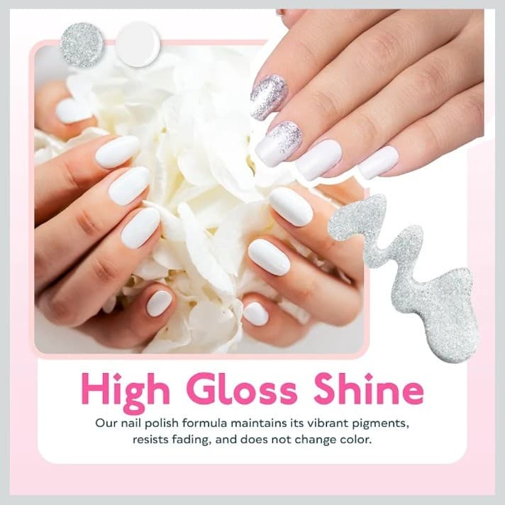 6 UV Gel Nail Polish Set Brand New never Used! - Thumbnail 9