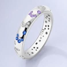 Sterling Silver Sparkling Butterfly Ring Size 6 & 8 - Thumbnail 2