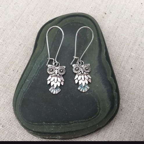 Boho style owl design earrings Nwt - Thumbnail 6