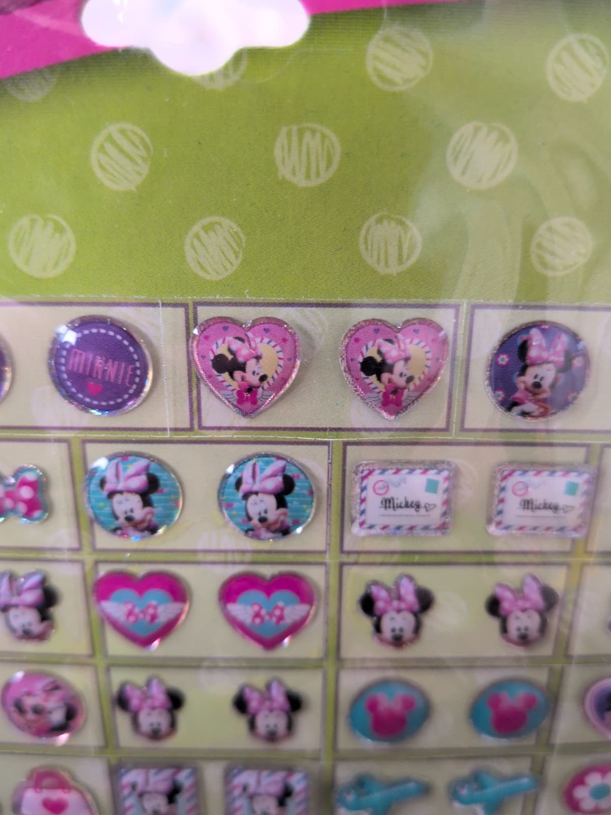 Bulk Disney Earring sticker set of 5 packages 24 pairs per package - Thumbnail 6