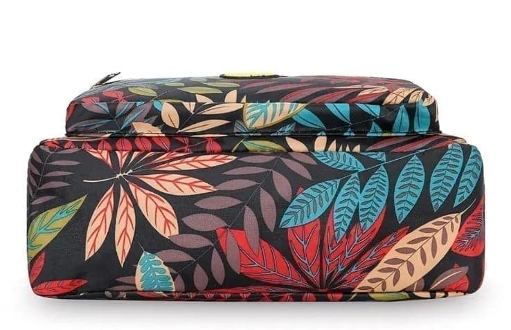 Sporto Red and Blue Shoulder Bag with Vibrant Leaf ! - Thumbnail 3