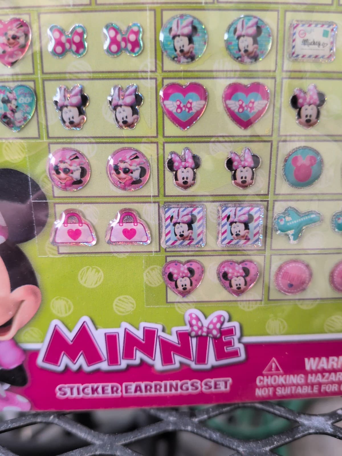 Bulk Disney Earring sticker set of 5 packages 24 pairs per package - Thumbnail 9