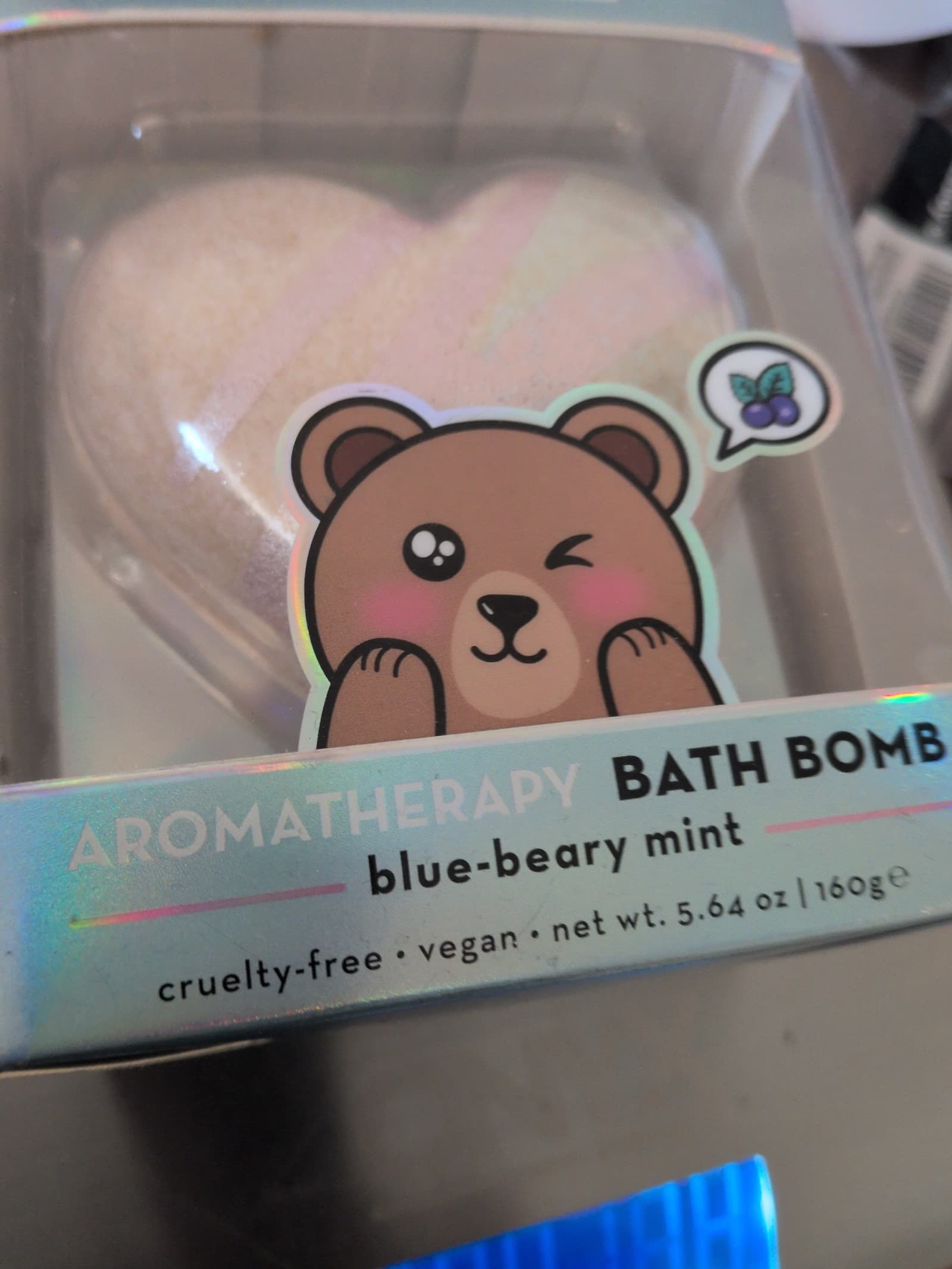 Crème Blue-beary mint bath bomb - Thumbnail 3