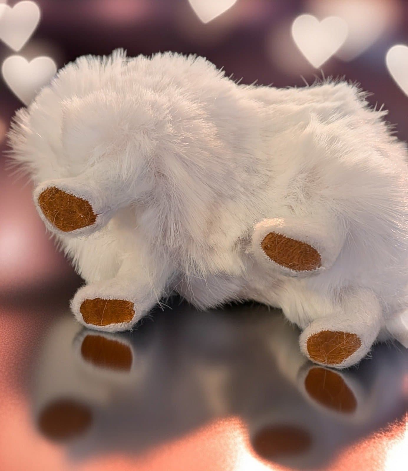 Cute, soft & realistic white furry cat with blue eyes - Thumbnail 9