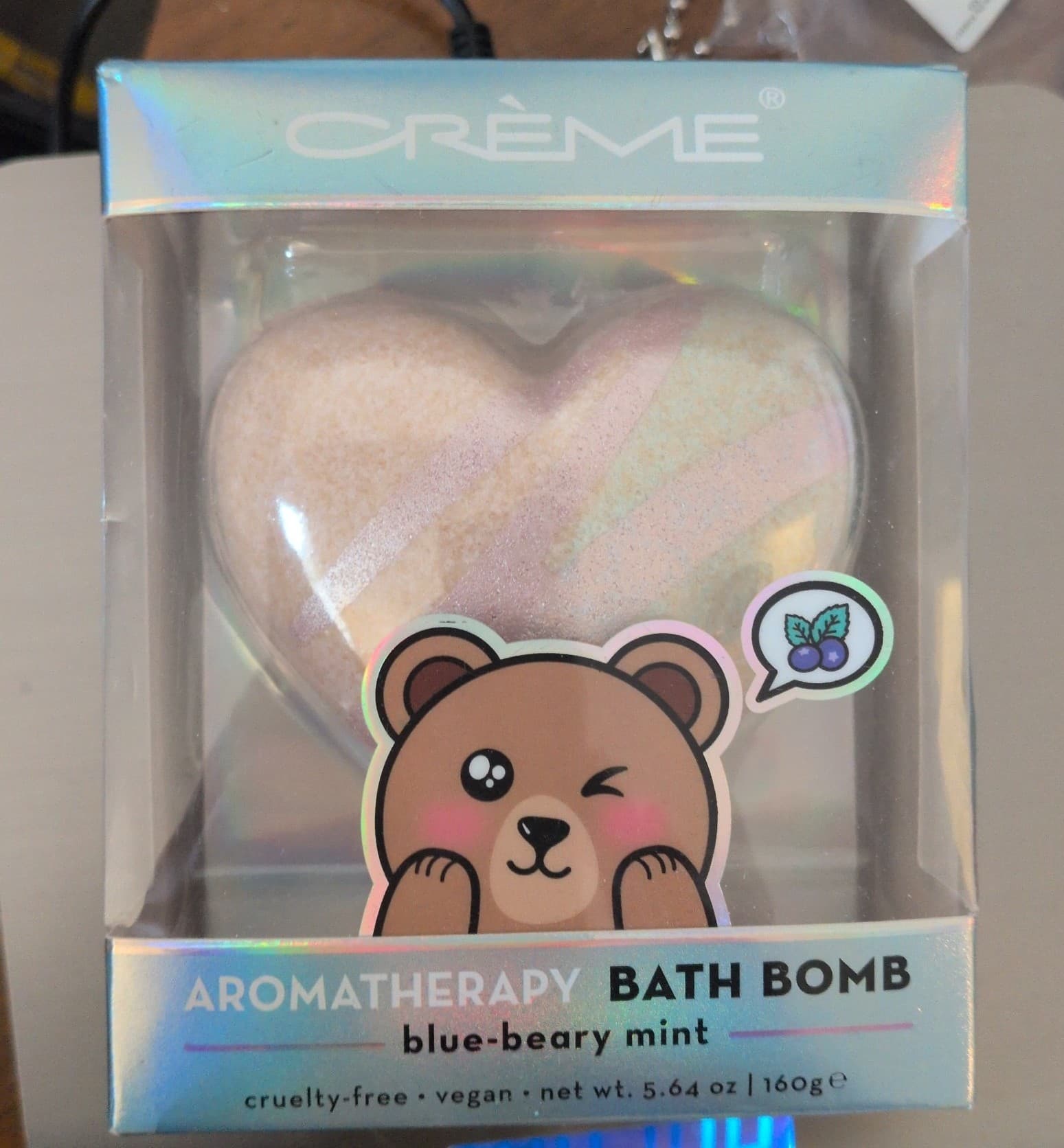 Crème Blue-beary mint bath bomb - Thumbnail 2