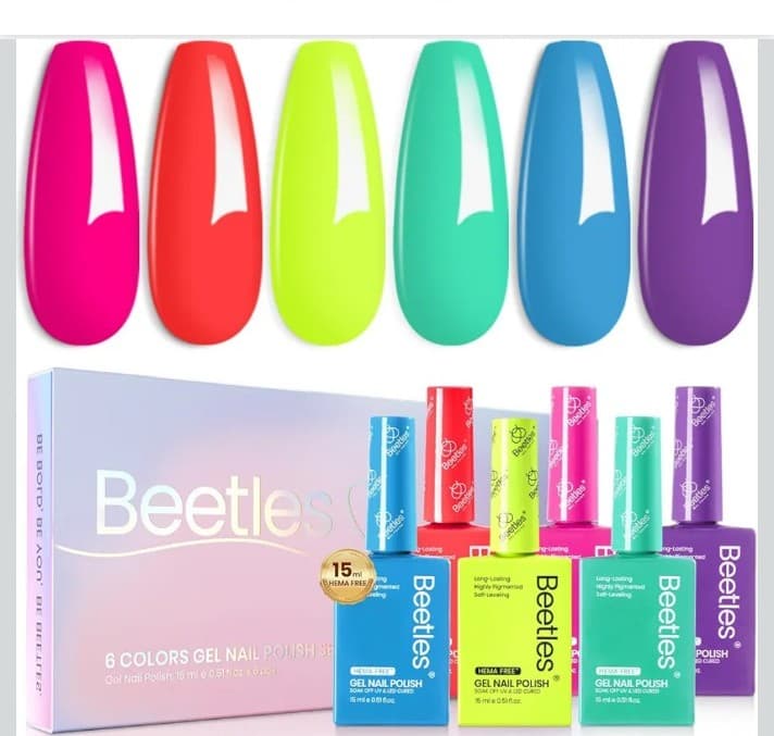 °°°Neon bubbles°°° UV gel nail polish - Image 1