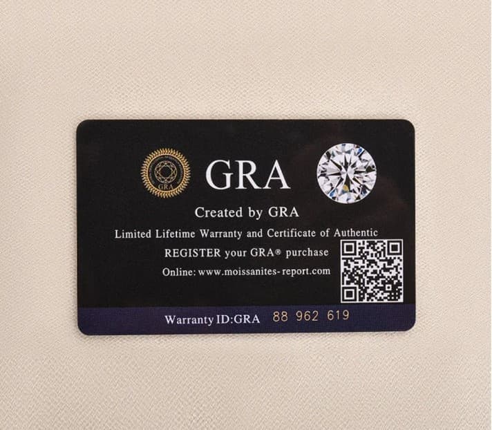 Starry sky sparkling round cut moissenite pendant Sterling silver stamped 925 - Thumbnail 5