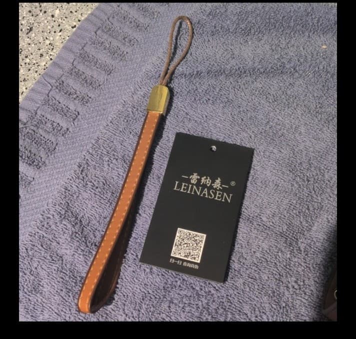 Brown Leinasen wallet with many compartments - Thumbnail 3