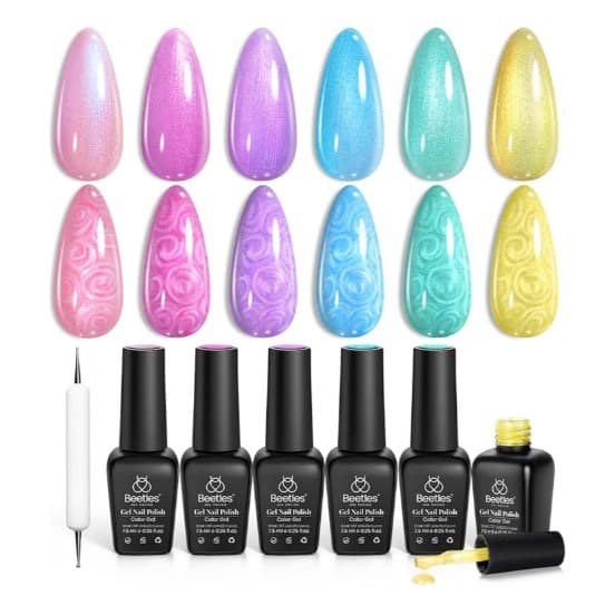 Easter pastel UV nail polish - Thumbnail 2