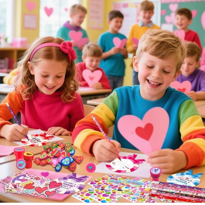 260Pcs Valentines Day Gifts for Kids Classroom Valentines Day Goodie Bag Stuffer - Thumbnail 5