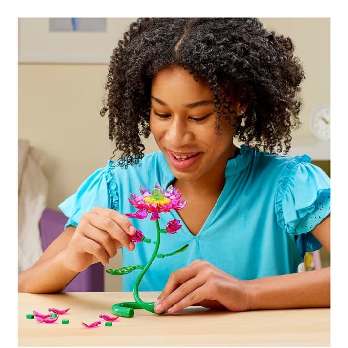 Blooming Lotus Flower 75 pieces + of Rose Art Crystal gem creations - Thumbnail 7