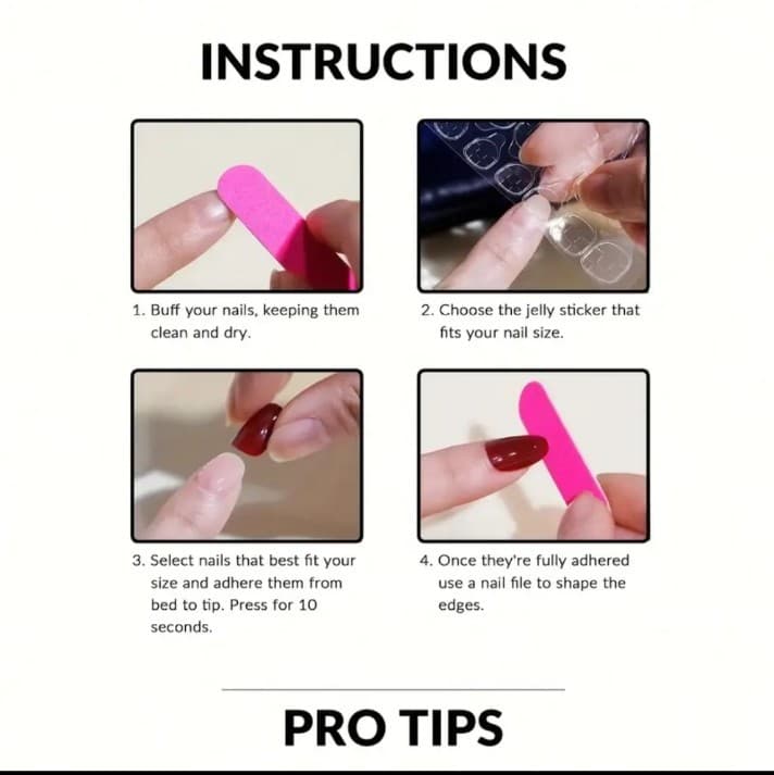 Elegant Press-On Nails Set - Thumbnail 5