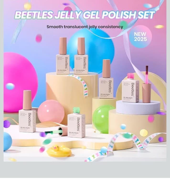 Neon UV nail polish 6 colors - Thumbnail 7