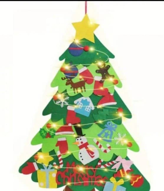 Large 38 × 5 DIY Felt Christmas Tree - Thumbnail 5