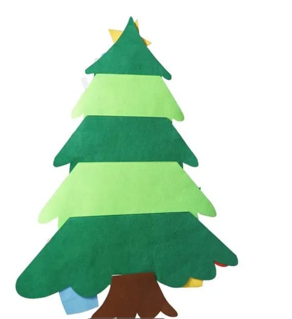 Large 38 × 5 DIY Felt Christmas Tree - Thumbnail 2
