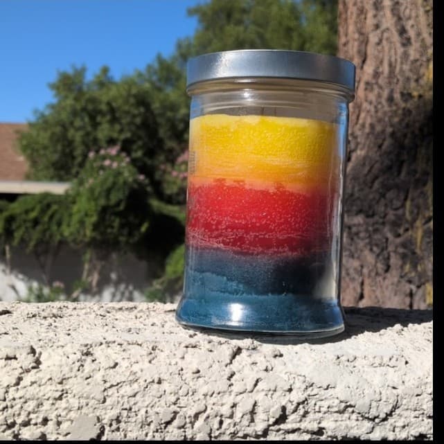 Tuscany Candle~Premium Marbled Wax~"Citrus Sunrise" with Essential Oils.was lit1 - Thumbnail 8