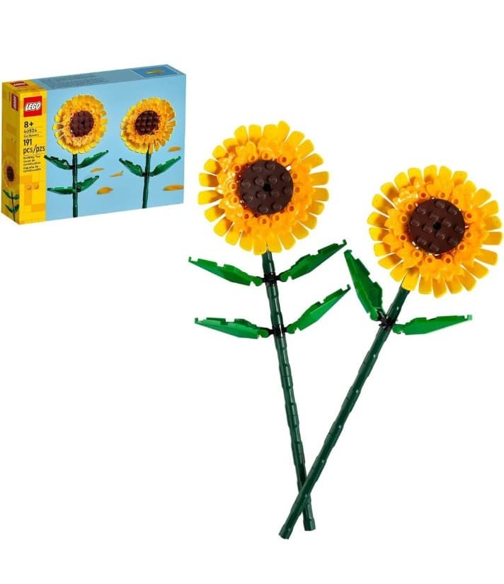 LEGO Sunflowers Building Toy 4 Kids, Girls & Boys Ages 8+ - Artificial Sunflower - Image 1