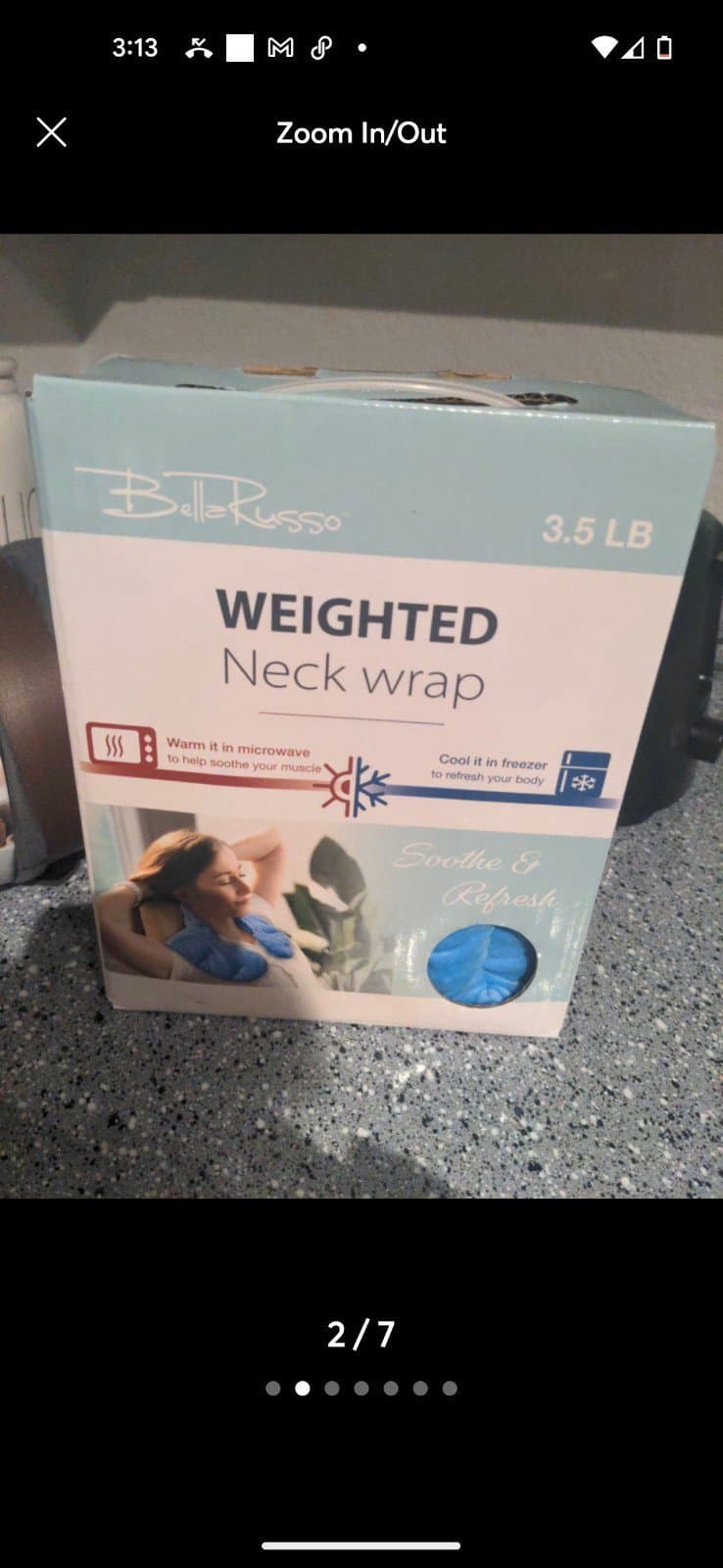 Bella Russo weighted neck wrap and weighted throw - Thumbnail 2