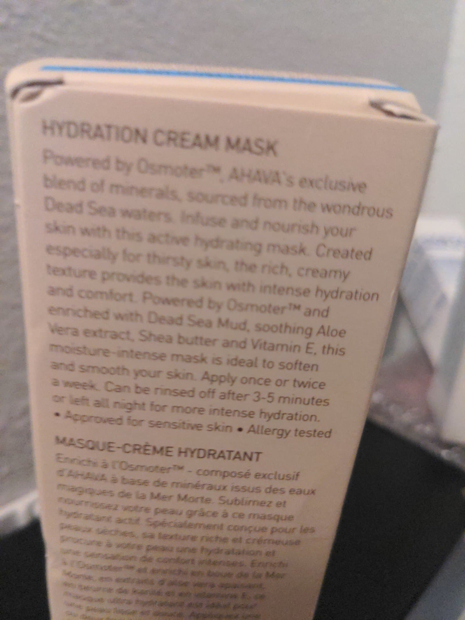 Ahava hydration cream mask TIME TO HYDRATE - Thumbnail 4