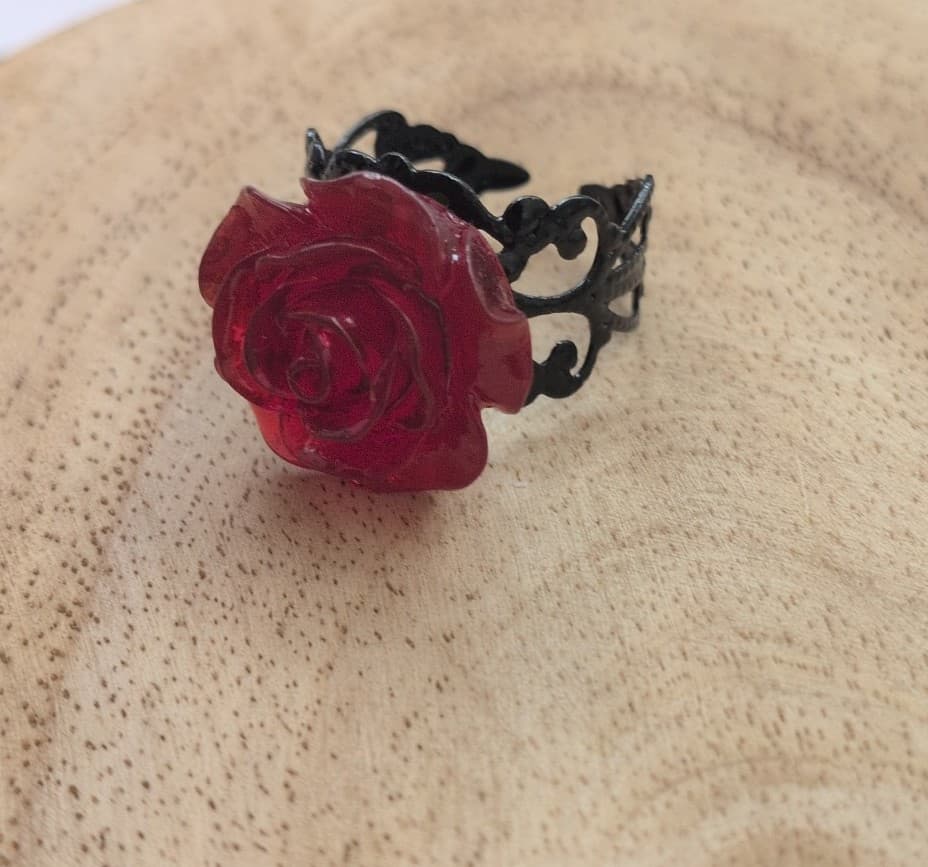 Silver Rings with Stone Settings and Intricate Designs 1 ring - Thumbnail 10