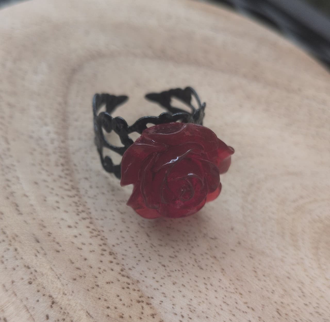 Silver Rings with Stone Settings and Intricate Designs 1 ring - Thumbnail 9