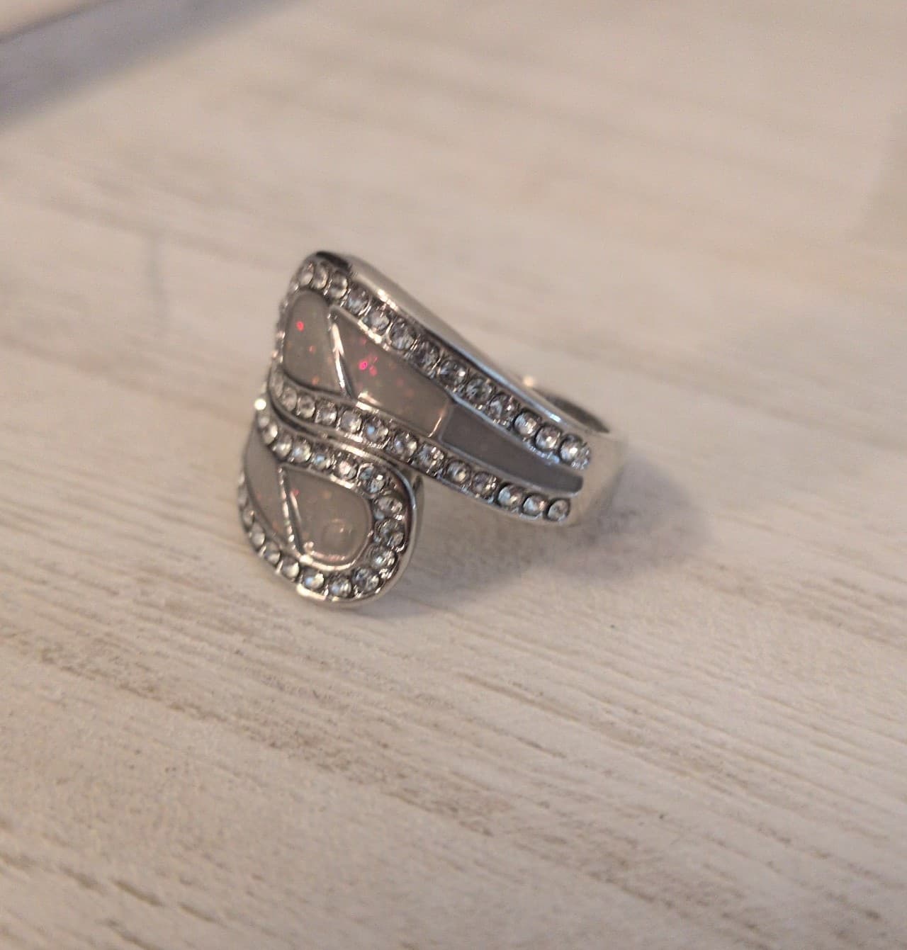 Elegant Silver Women's Ring - Thumbnail 4