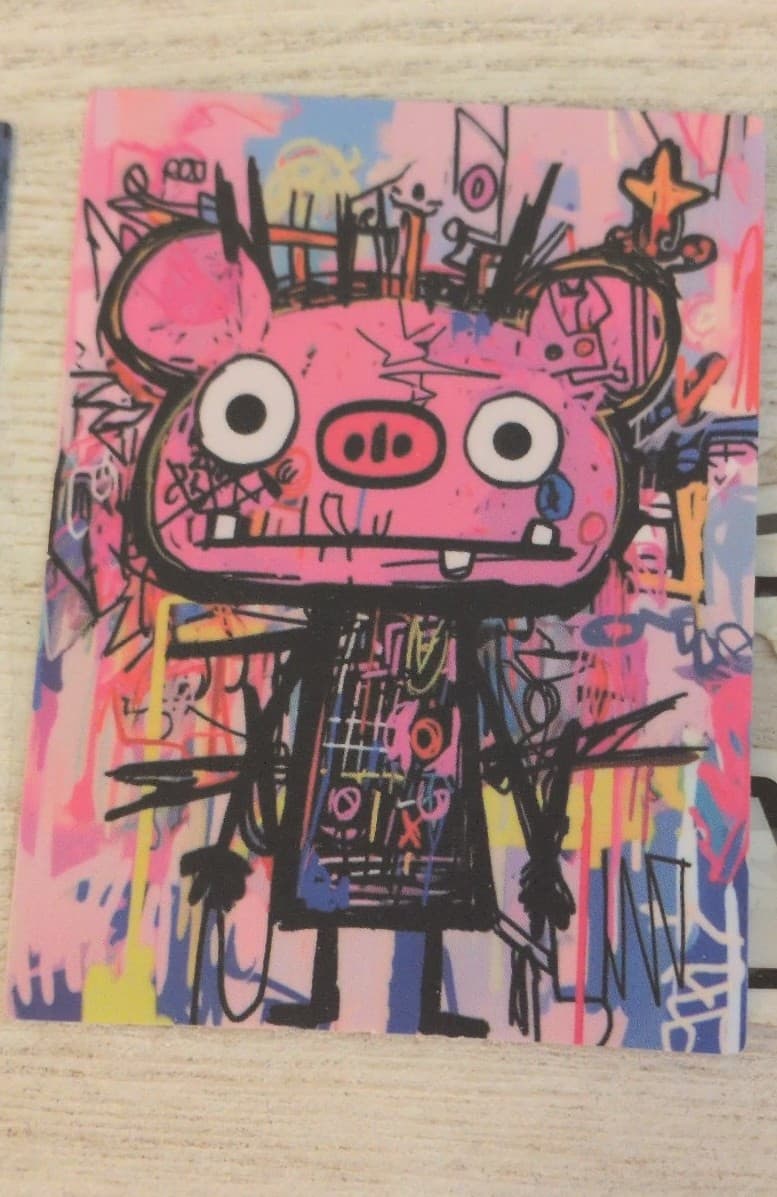 Colorful Animal Art Print Stickers 15 pack - Thumbnail 8