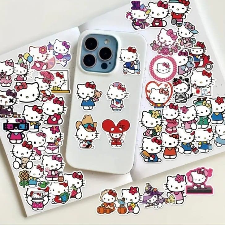 Sanrio Hello Kitty Sticker Set - Multicolor 20 pack - Thumbnail 4
