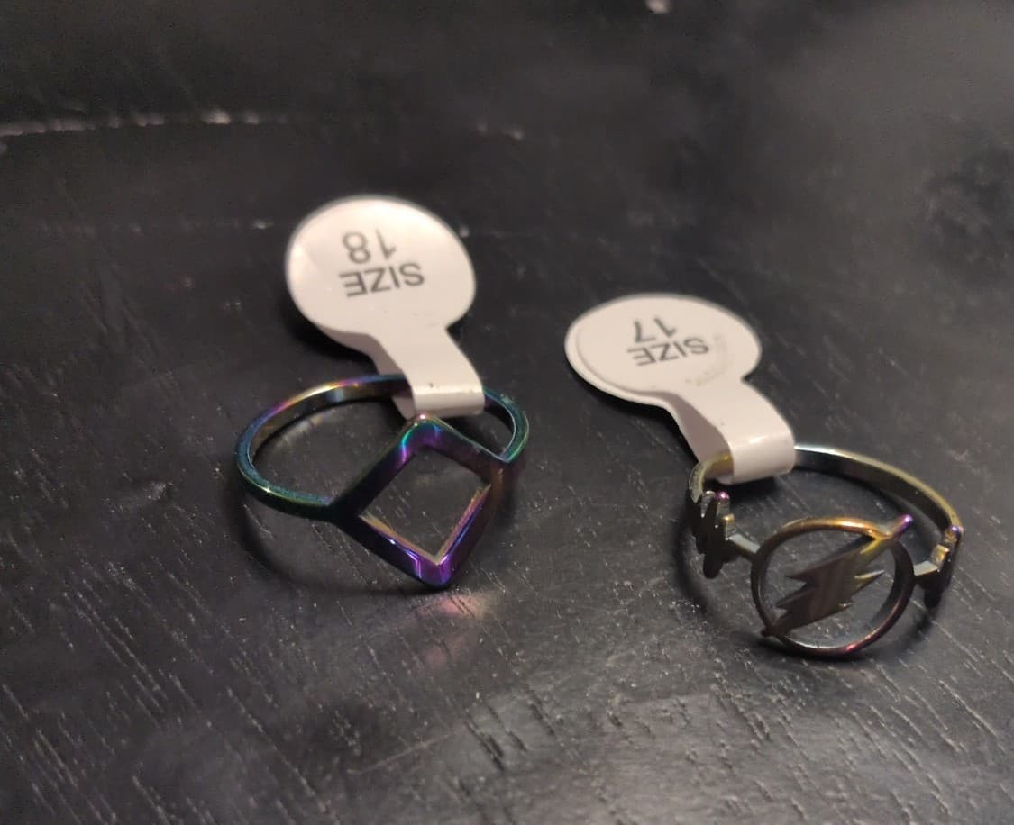 Hot topic Rainbow Chain Necklace and Ring Set - Thumbnail 11