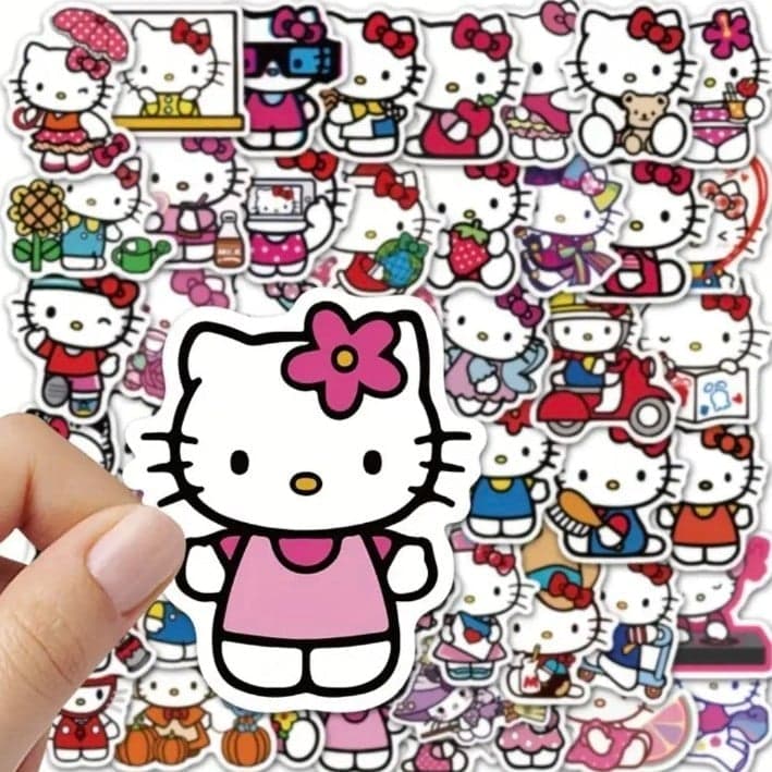 Sanrio Hello Kitty Sticker Set - Multicolor 20 pack - Thumbnail 8