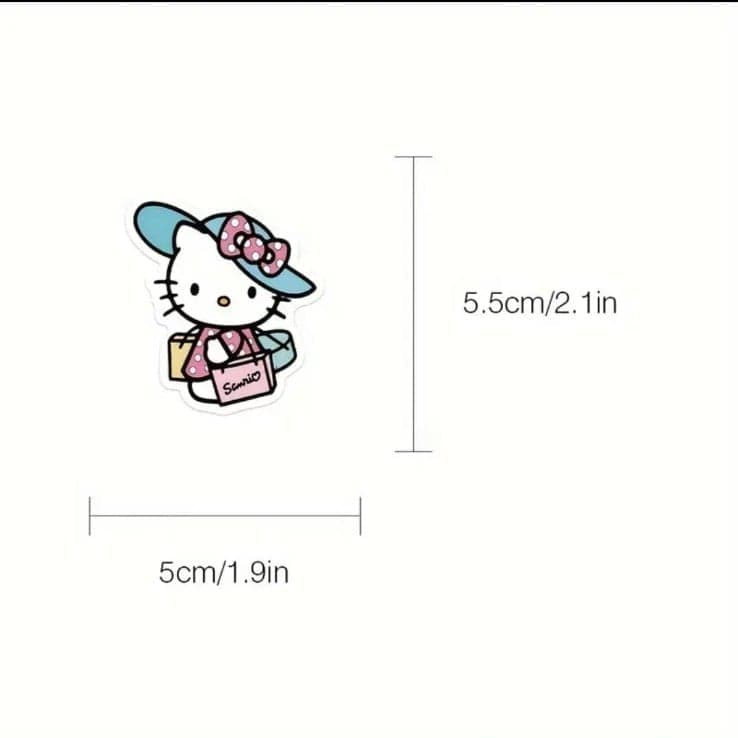Sanrio Hello Kitty Sticker Set - Multicolor 20 pack - Thumbnail 5
