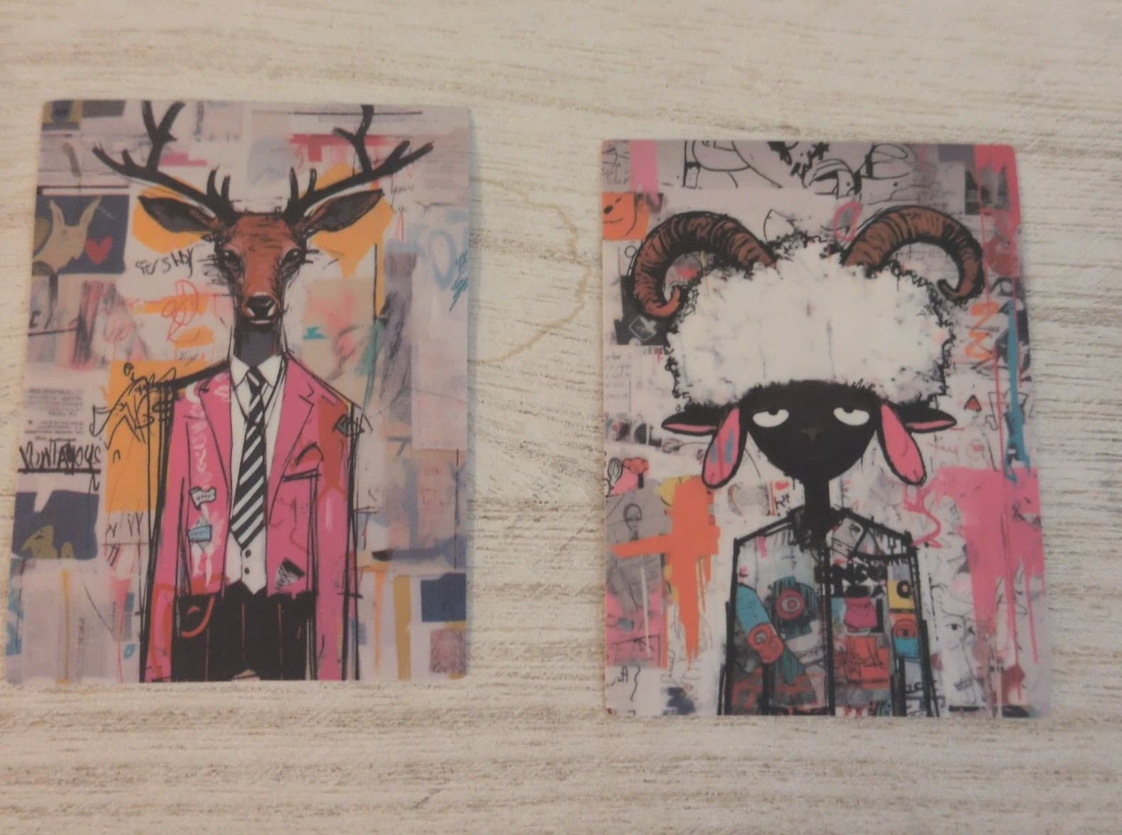 Colorful Animal Art Print Stickers 15 pack - Thumbnail 11