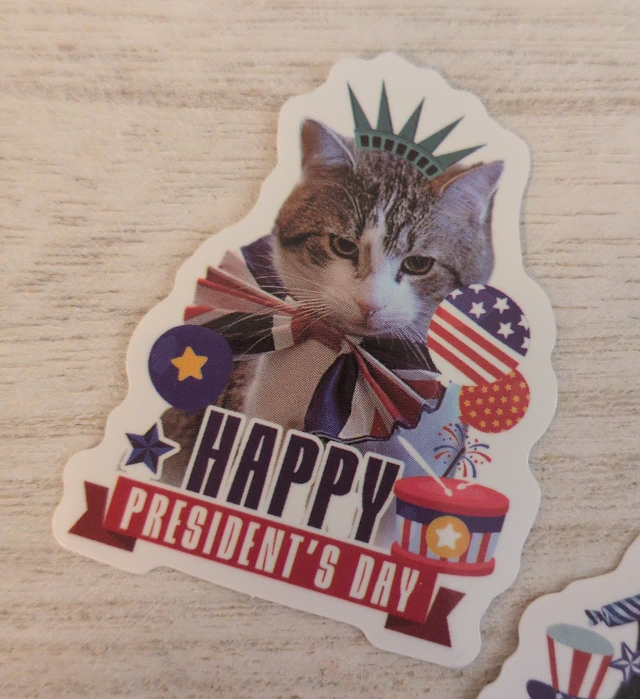 Patriotic Cat Stickers - Red, White & Blue - Thumbnail 9