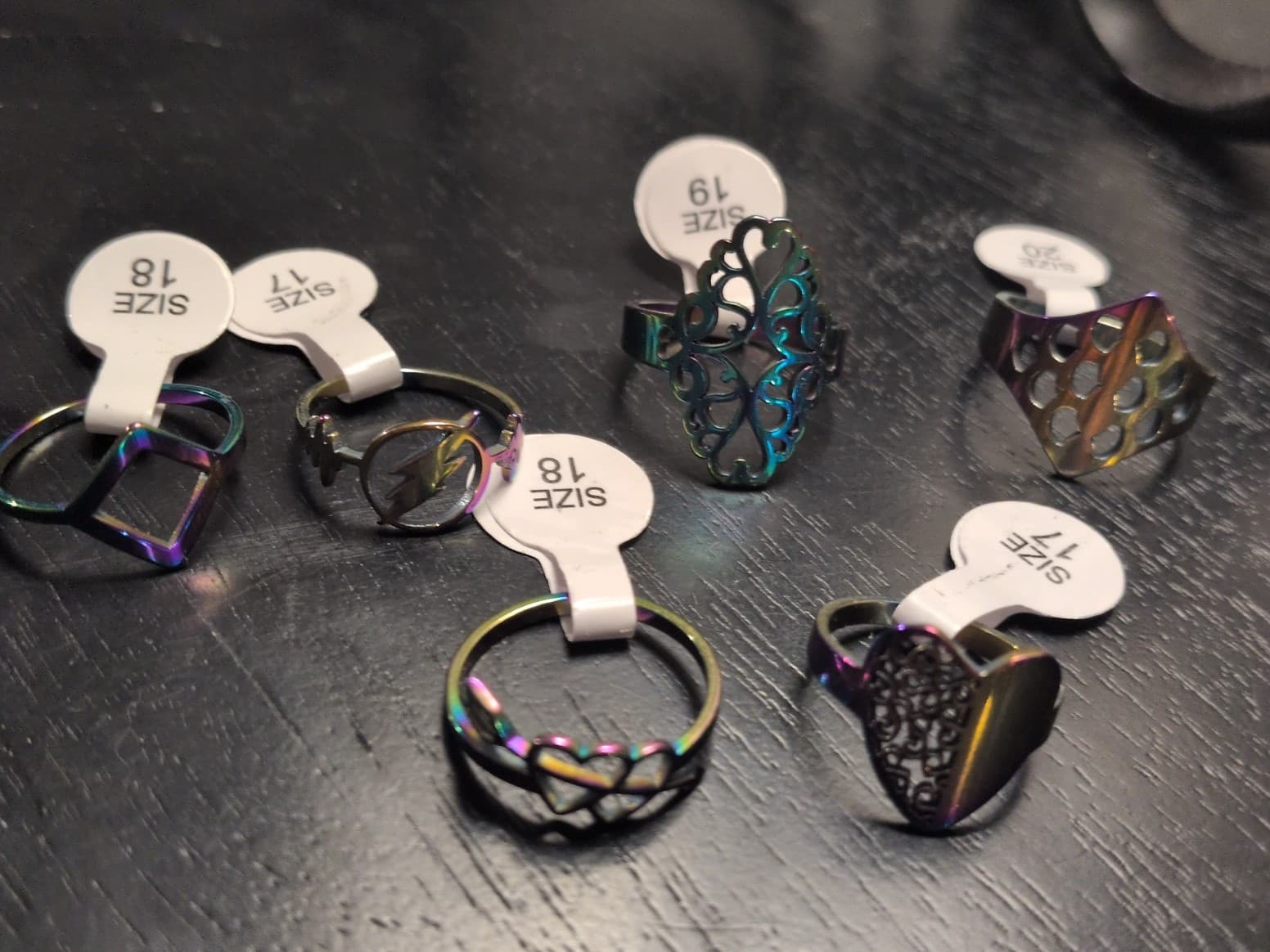 Hot topic Rainbow Chain Necklace and Ring Set - Thumbnail 12