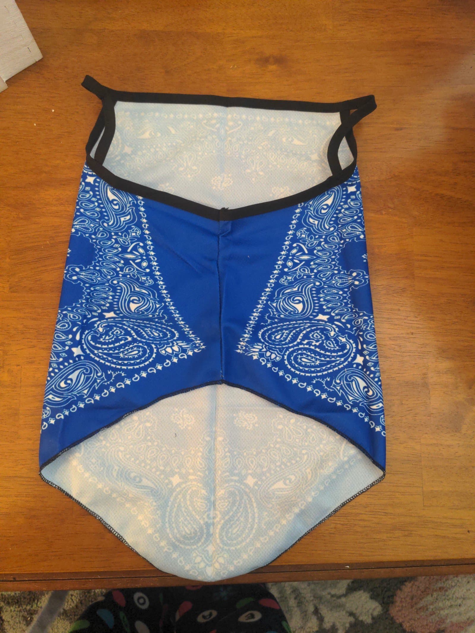 Blue Bandana face mask brand new never used - Thumbnail 3