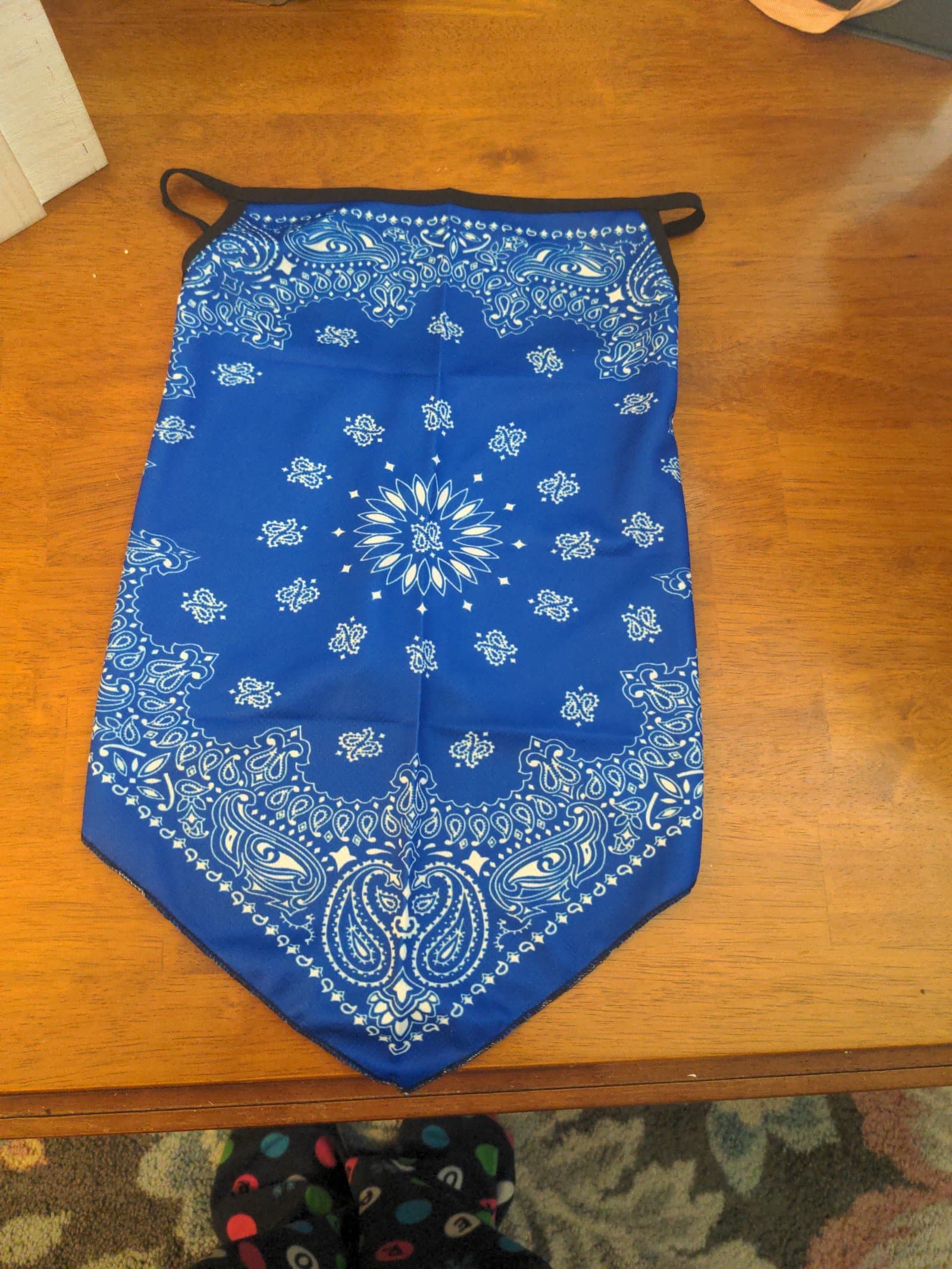 Blue Bandana face mask brand new never used - Image 1