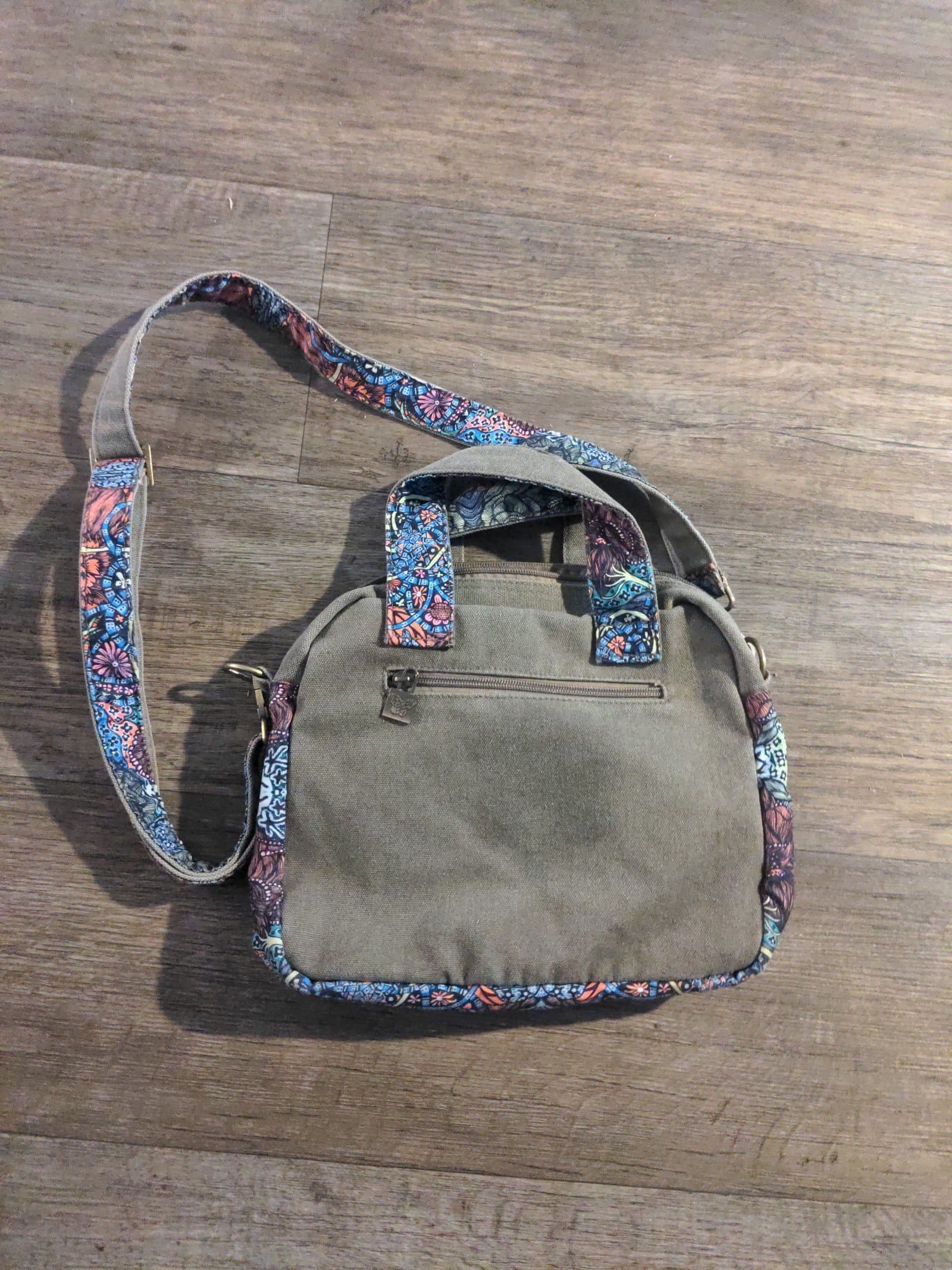 Crossbody canvas bag / purse - Thumbnail 5