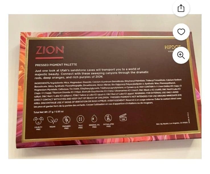 HIPDOT Zion Eyeshadow Palette - Thumbnail 7