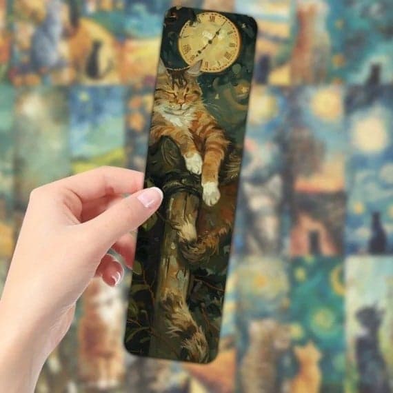 Artistic Cat Bookmarks Set - Thumbnail 7