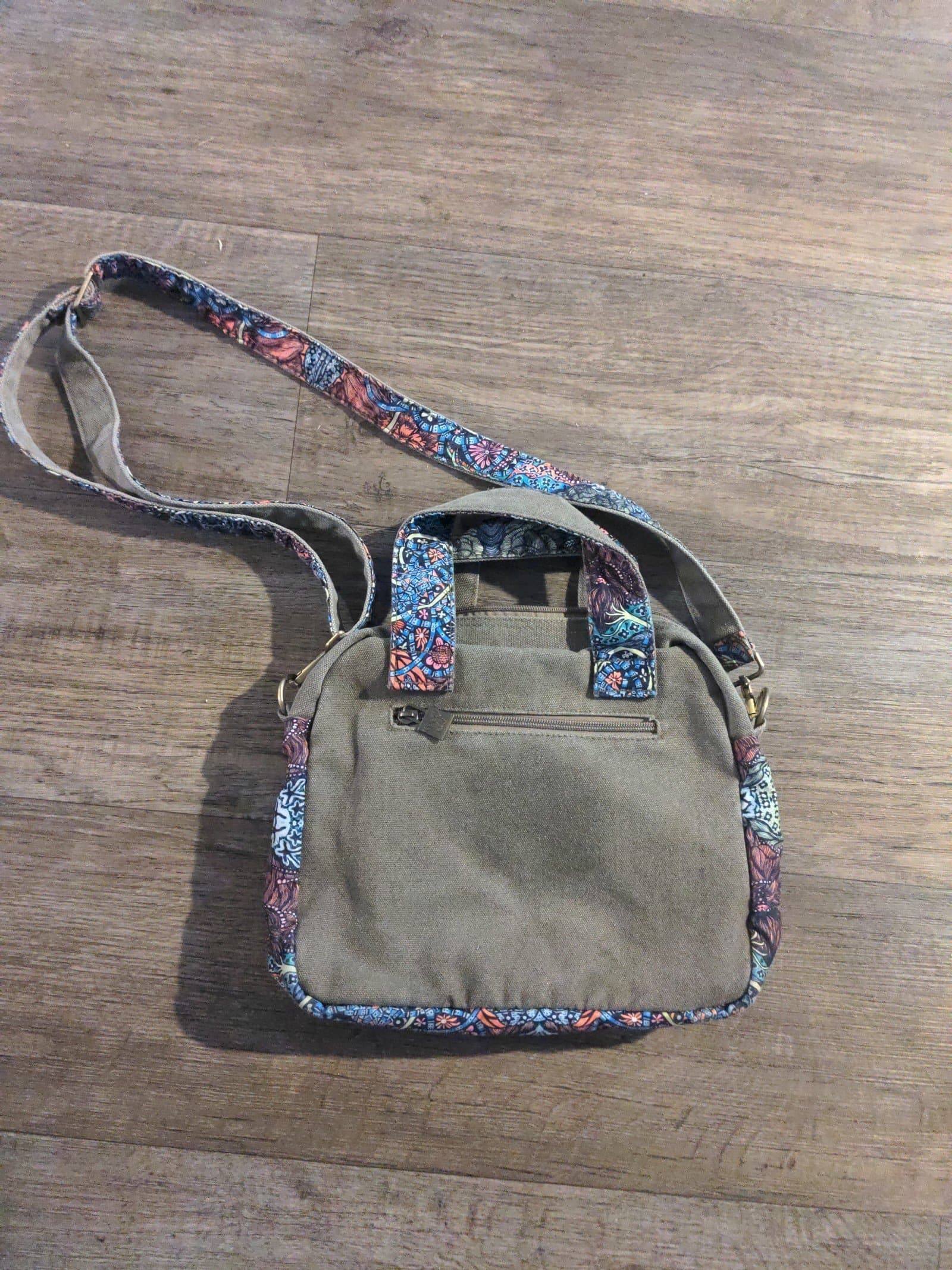 Crossbody canvas bag / purse - Thumbnail 6