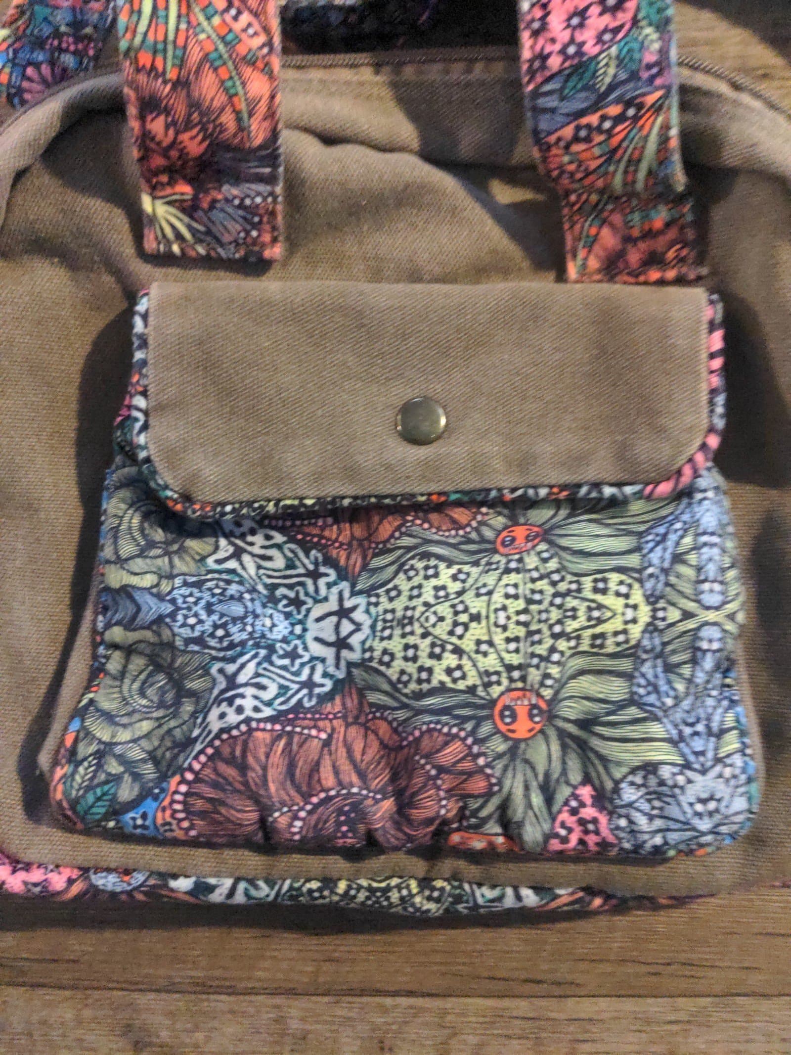 Crossbody canvas bag / purse - Thumbnail 8