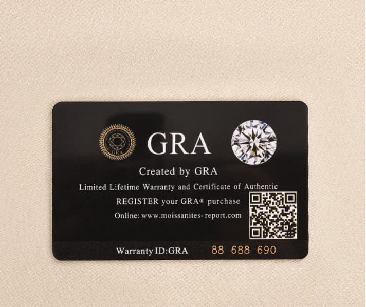 Starry sky sparkling round cut moissenite pendant Sterling silver stamped 925 - Thumbnail 4